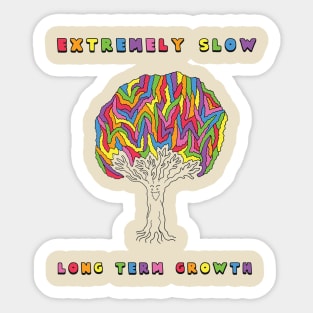 Long Term Growth Sticker